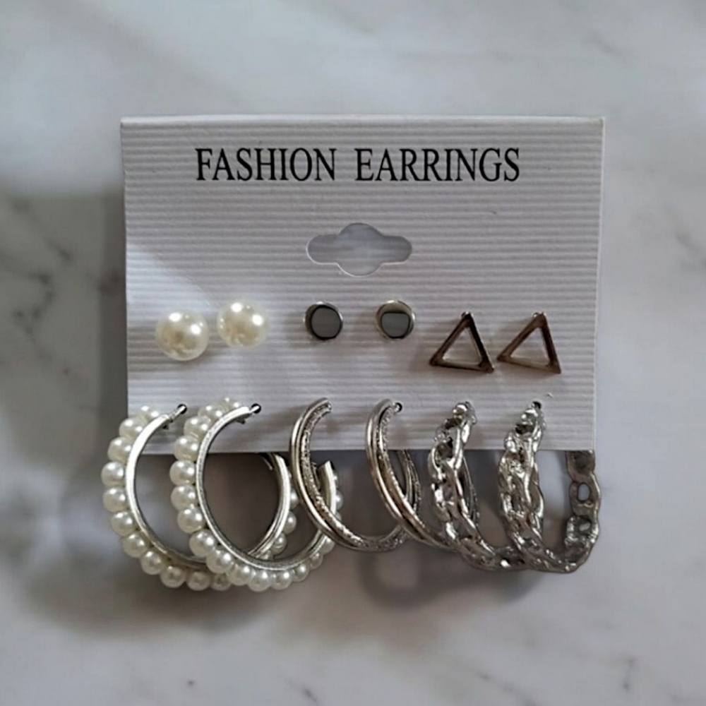 Fashion Earrings, Variety Set Hypoallergenic